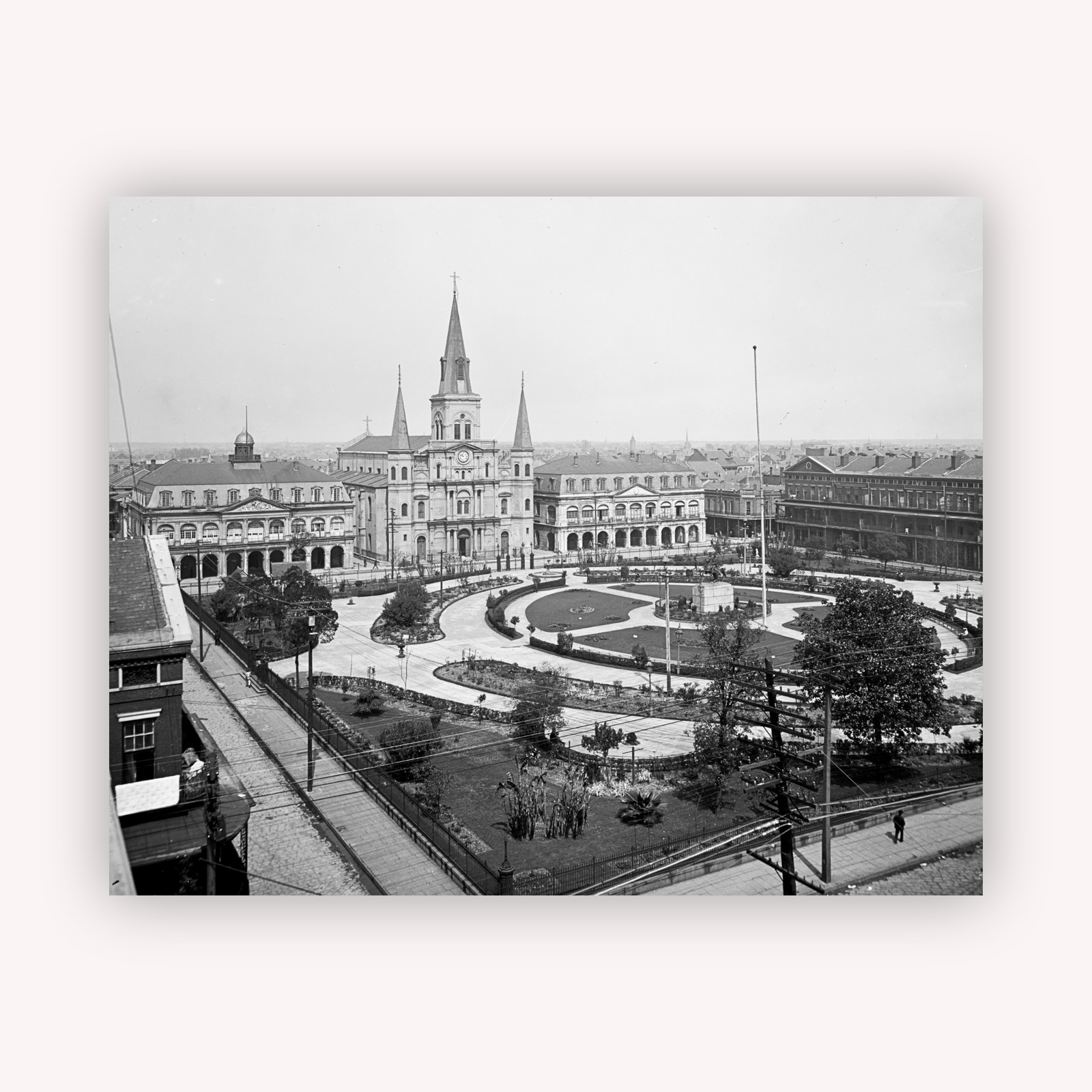 Jackson Square New Orleans LA 1903 Historic Photo Reprint 4x6 5x7 8x10 Jackson Square New Orleans LA 1903 Historic Photo Reprint 4x6 5x7 8x10