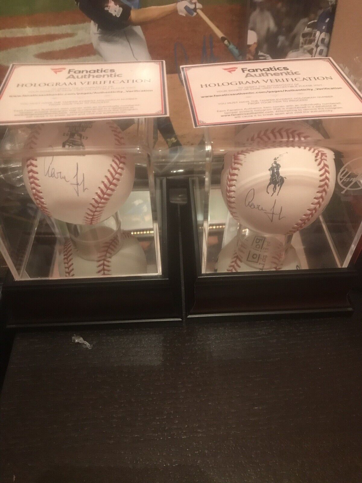 2 Aaron Judge New York Yankees Signed Baseball  From Fanatics And Jersey #99 Sig