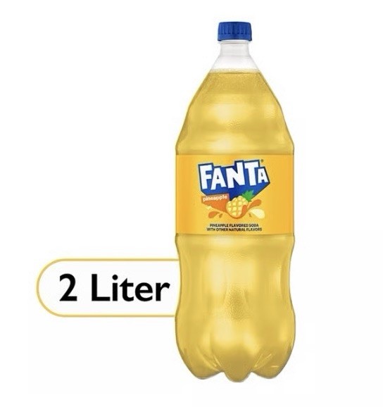 Fanta Pineapple Soda 2 L, 4 Bottles. ONLY ORDER ONE CRATE OF 4 PER ORDER Fanta Pineapple Soda 2 L, 4 Bottles. ONLY ORDER ONE CRATE OF 4 PER ORDER