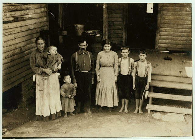 Fries Virginia L.W. Money Family 1911 Washington Cotton Mills Portrait