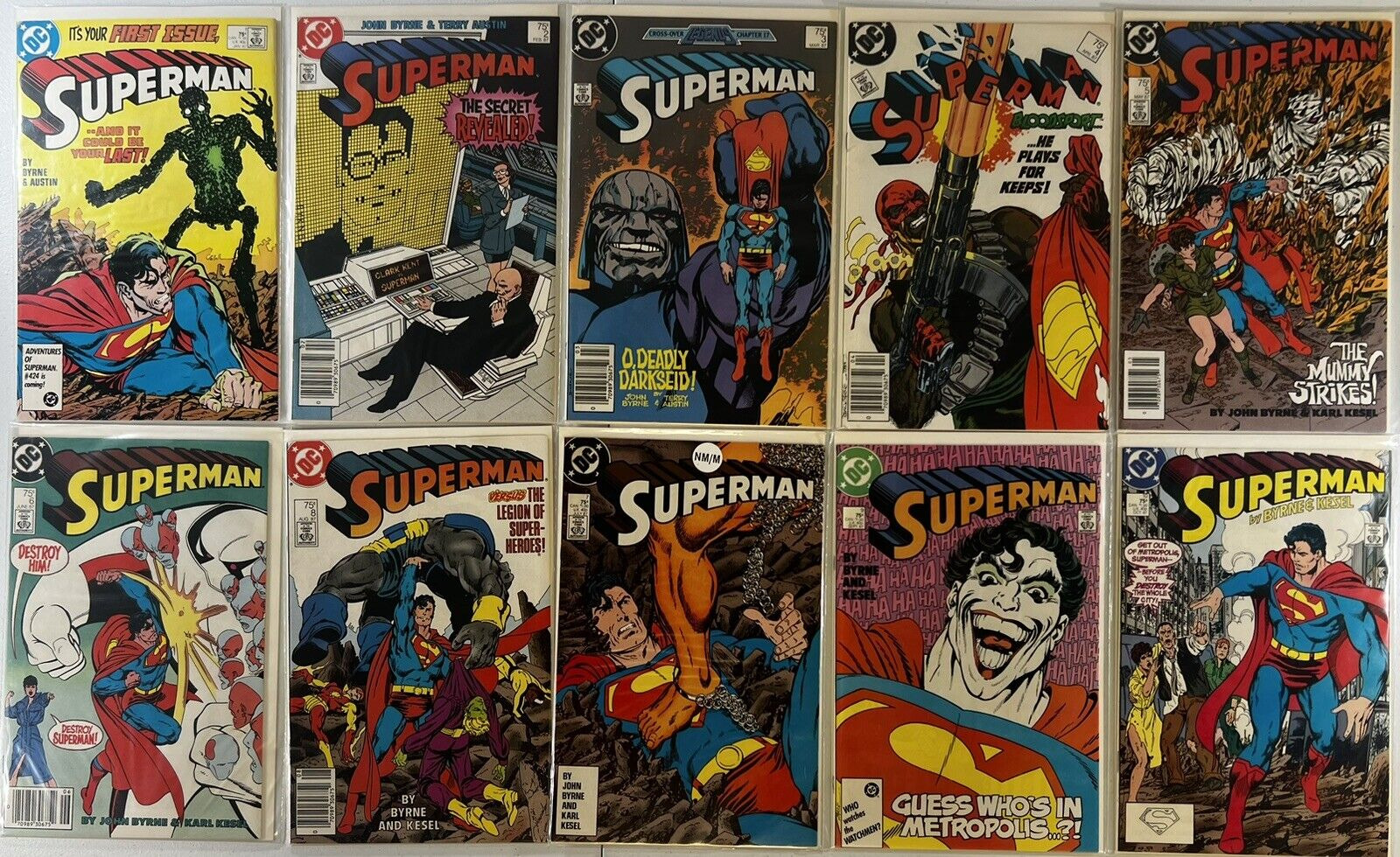 Superman #1-226 RUN + Annuals DC 1987 Lot of 230 NM-