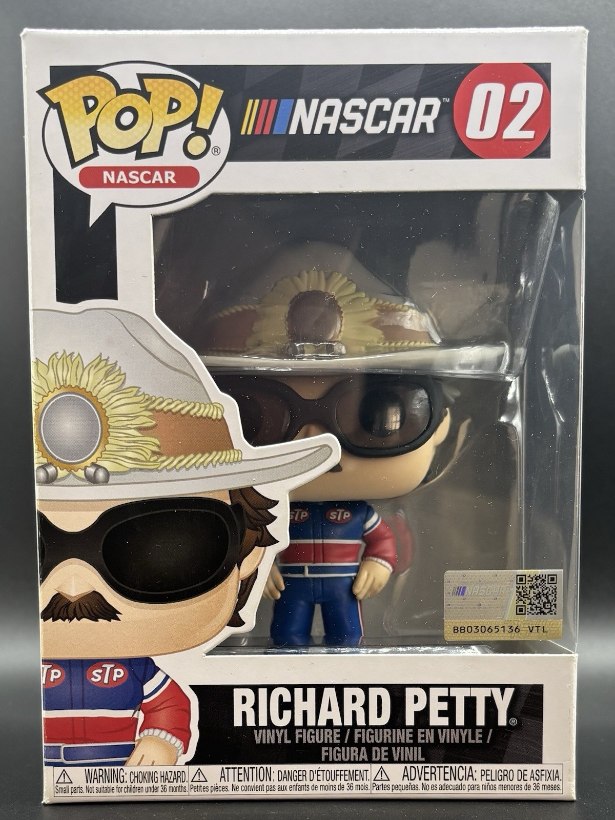 Richard Petty Funko Pop NASCAR #02 Vaulted Vinyl Figure NEW IN BOX Richard Petty Funko Pop NASCAR #02 Vaulted Vinyl Figure NEW IN BOX