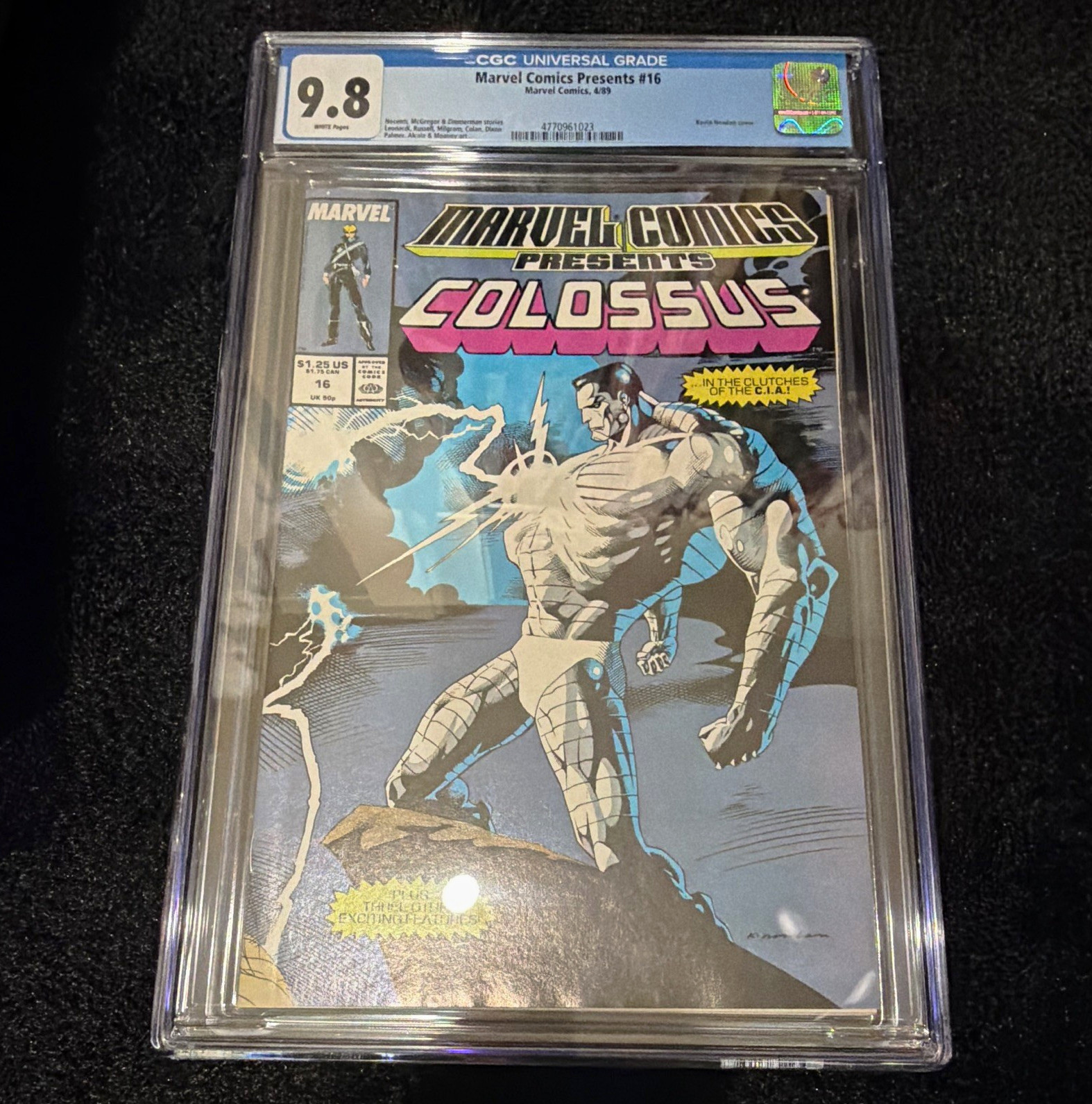Marvel Comics Presents #16 CGC 9.8 (1989) Colossus 1st Printing Very Rare Marvel Comics Presents #16 CGC 9.8 (1989) Colossus 1st Printing Very Rare