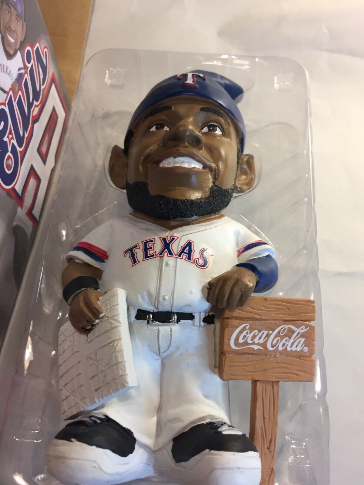 Elvis Andrus -  Figurine / Stolen Base Garden Gnome, Texas Rangers (New in Box)