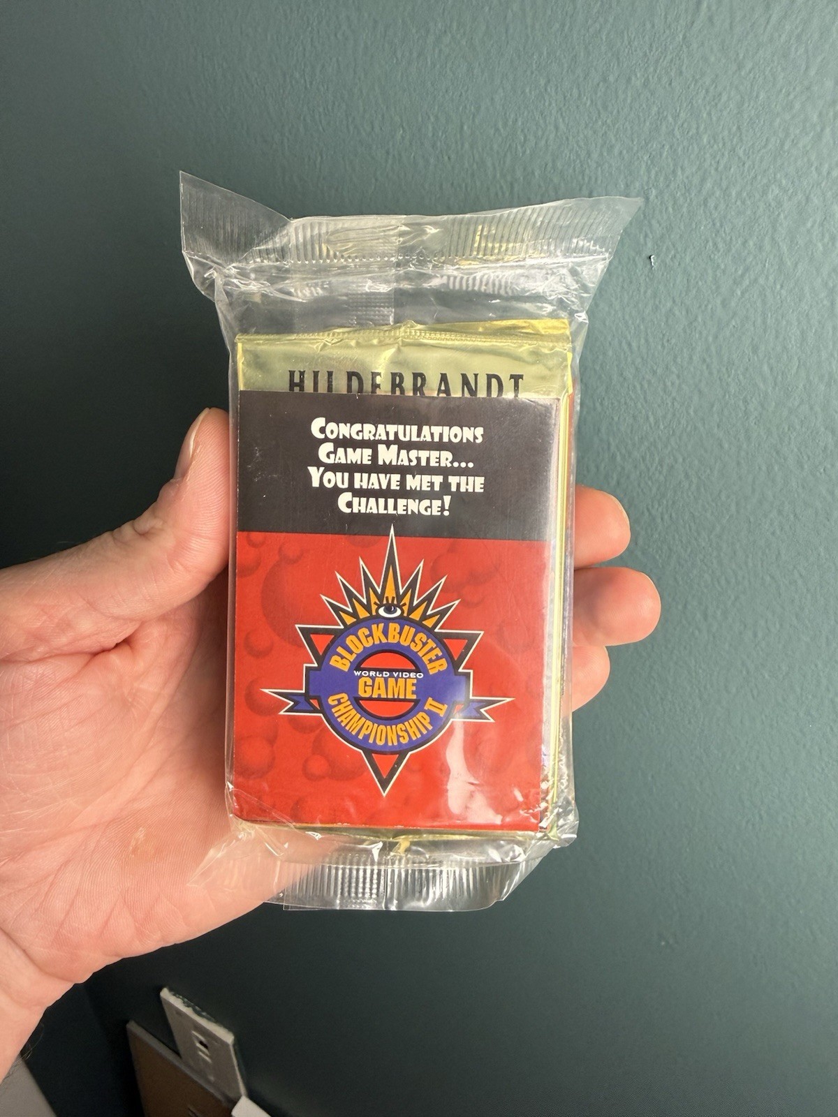 1995 Blockbuster Game Master Marvel Sealed Pack Metal Flair 1994 Masterpieces 1995 Blockbuster Game Master Marvel Sealed Pack Metal Flair 1994 Masterpieces