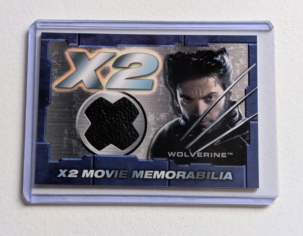 2003 TOPPS X-Men 2 Movie Memorabilia Costume Card WOLVERINE 2003 TOPPS X-Men 2 Movie Memorabilia Costume Card WOLVERINE