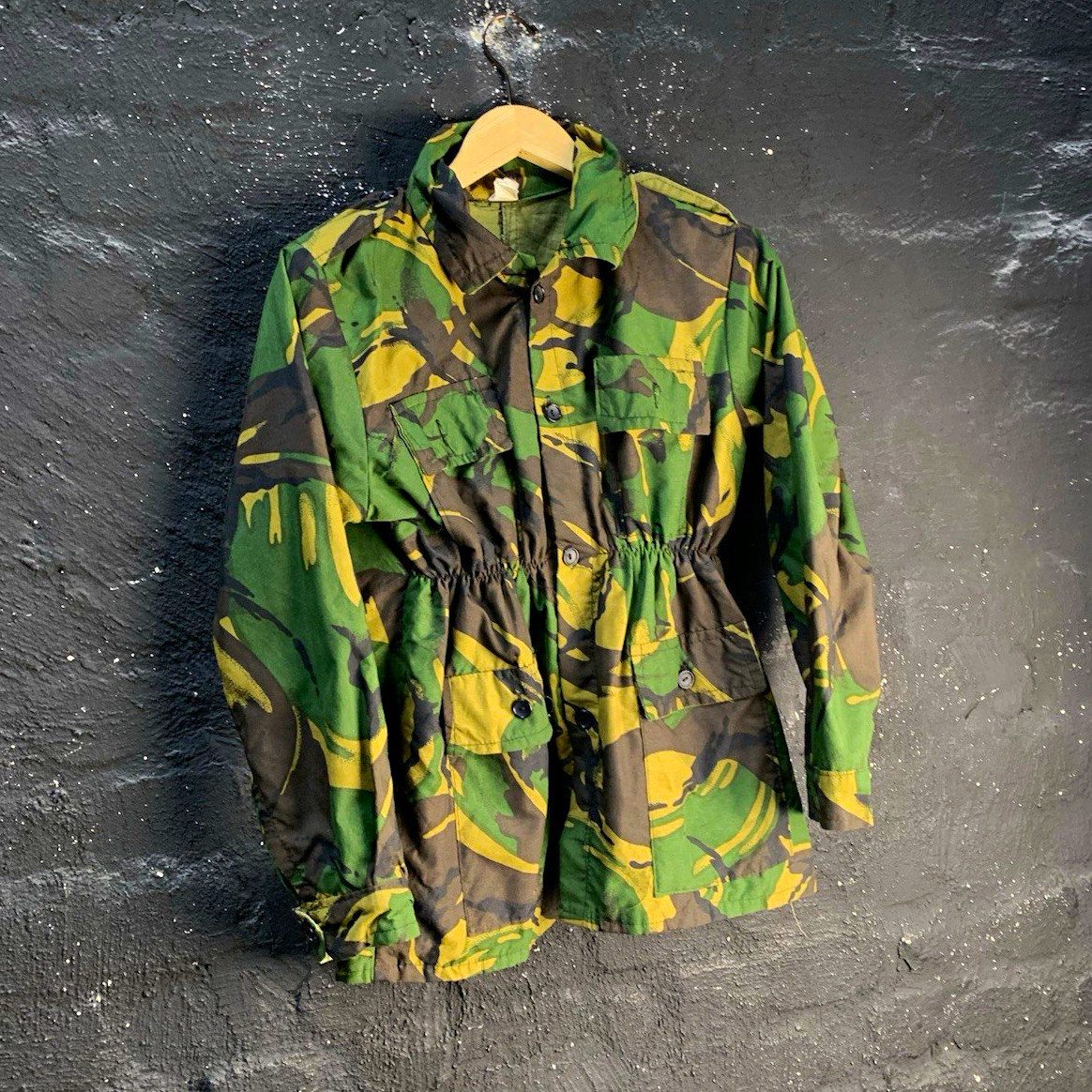 Vintage British DPM Camo Field Jacket Smock Made in Britain Size 34 80s Vintage British DPM Camo Field Jacket Smock Made in Britain Size 34 80s