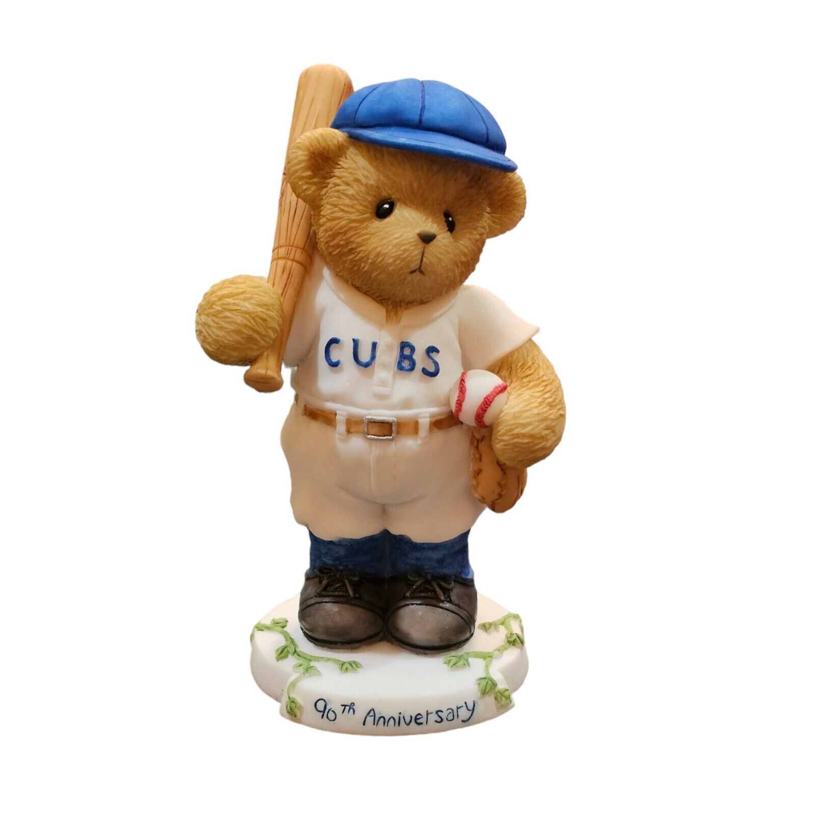 Chicago Cubs Cherished Teddies #07673 Clark Addison 90th Anniversary 2004 
