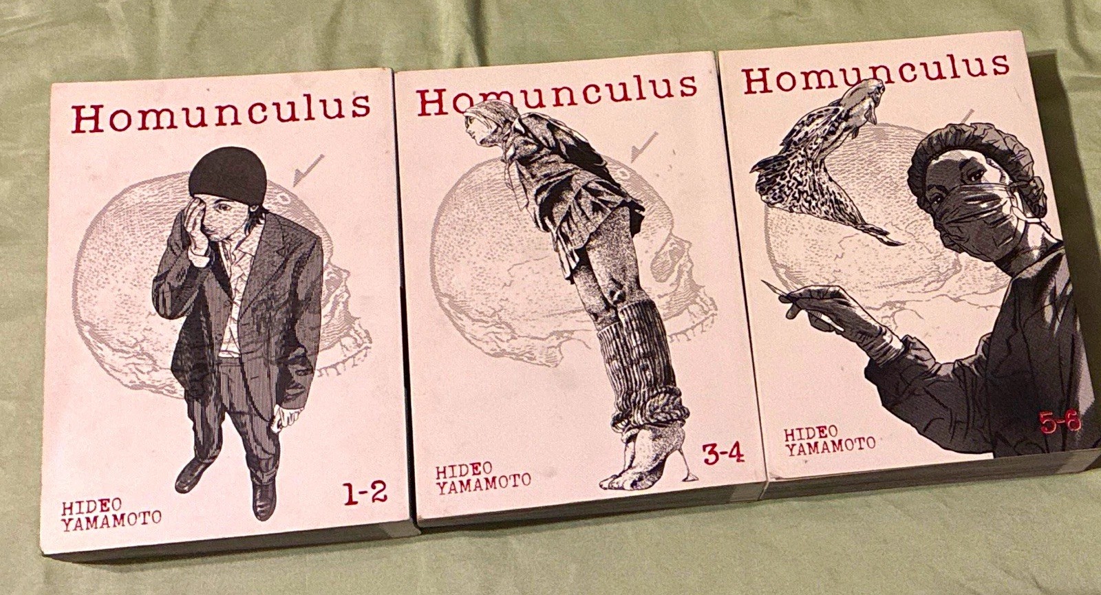 Homunculus Manga Lot Vol 1-6 (1-2, 3-4, 5-6) by Hideo Yamamoto