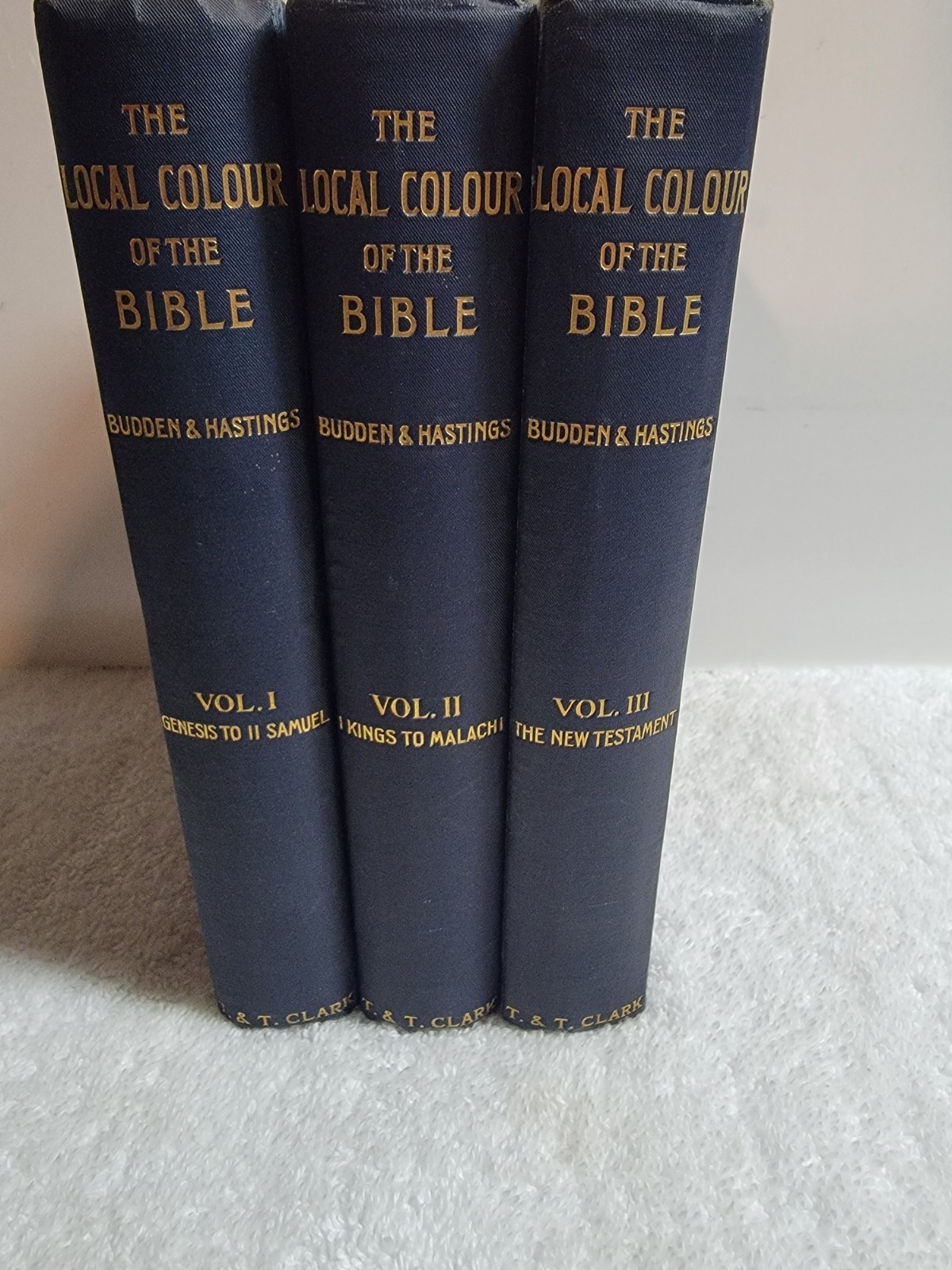 RARE FIND (VG) The local color of the Bible / by Charles W. Budden and the Rev. RARE FIND (VG) The local color of the Bible / by Charles W. Budden and the Rev.