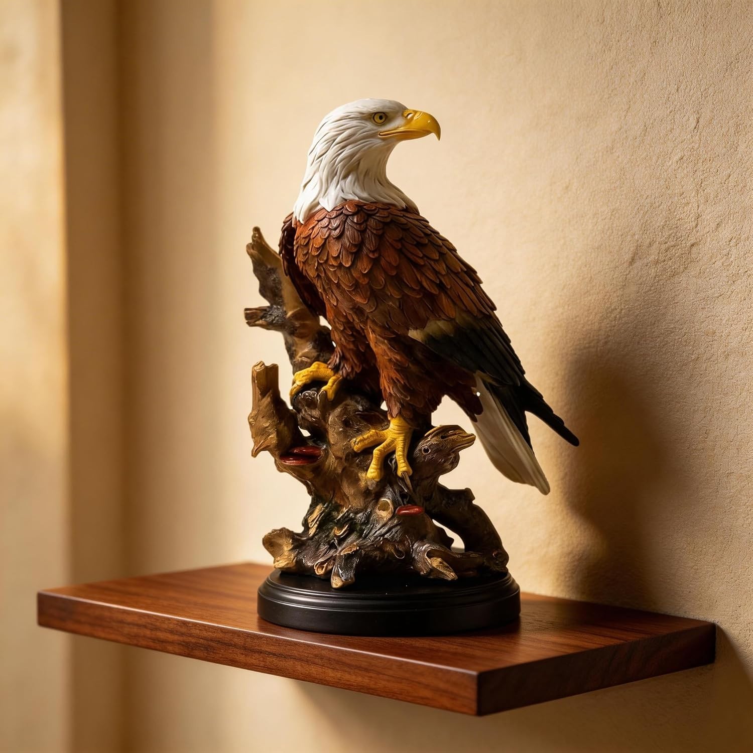 12.9 Inch Bald Eagle Figurine, Resin Eagle Statue Majestic Statement for Home.. 12.9 Inch Bald Eagle Figurine, Resin Eagle Statue Majestic Statement for Home..