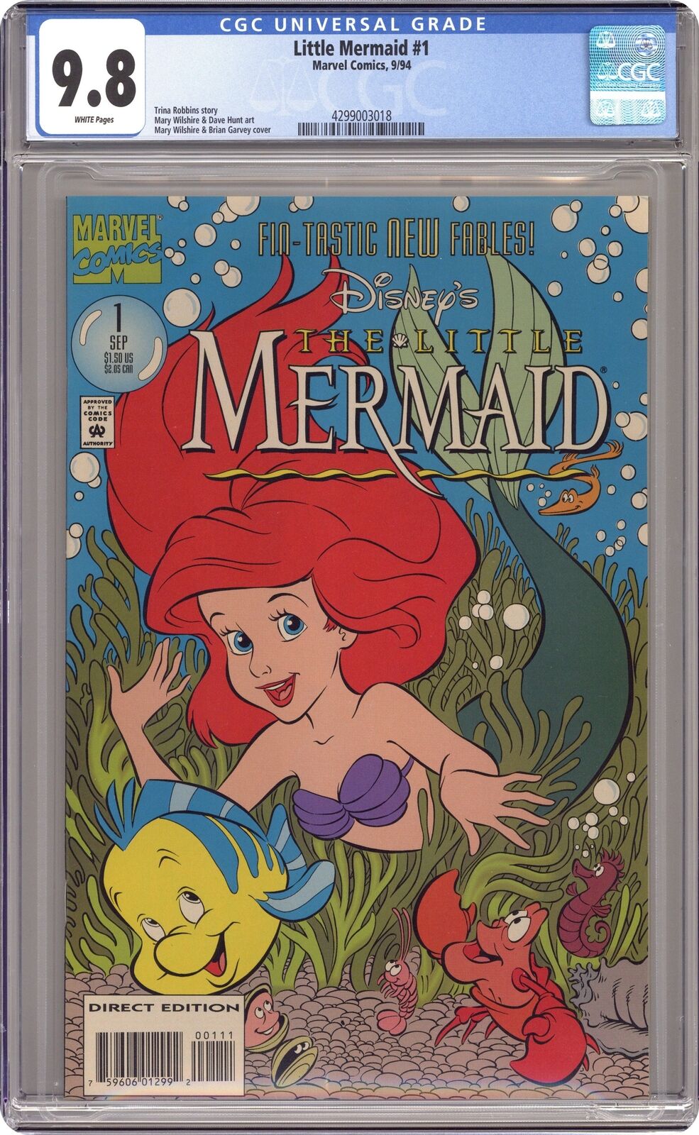 Little Mermaid #1 CGC 9.8 1994 4299003018