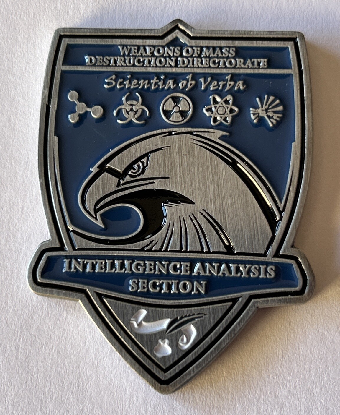 FBI JTTF SABT WMD DT IT Intelligence Analysis Section Challenge Coin FBI JTTF SABT WMD DT IT Intelligence Analysis Section Challenge Coin
