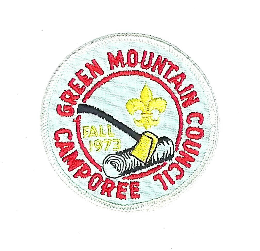 Camporee Scout Patch Green Mountain Council 1973 Embroidered