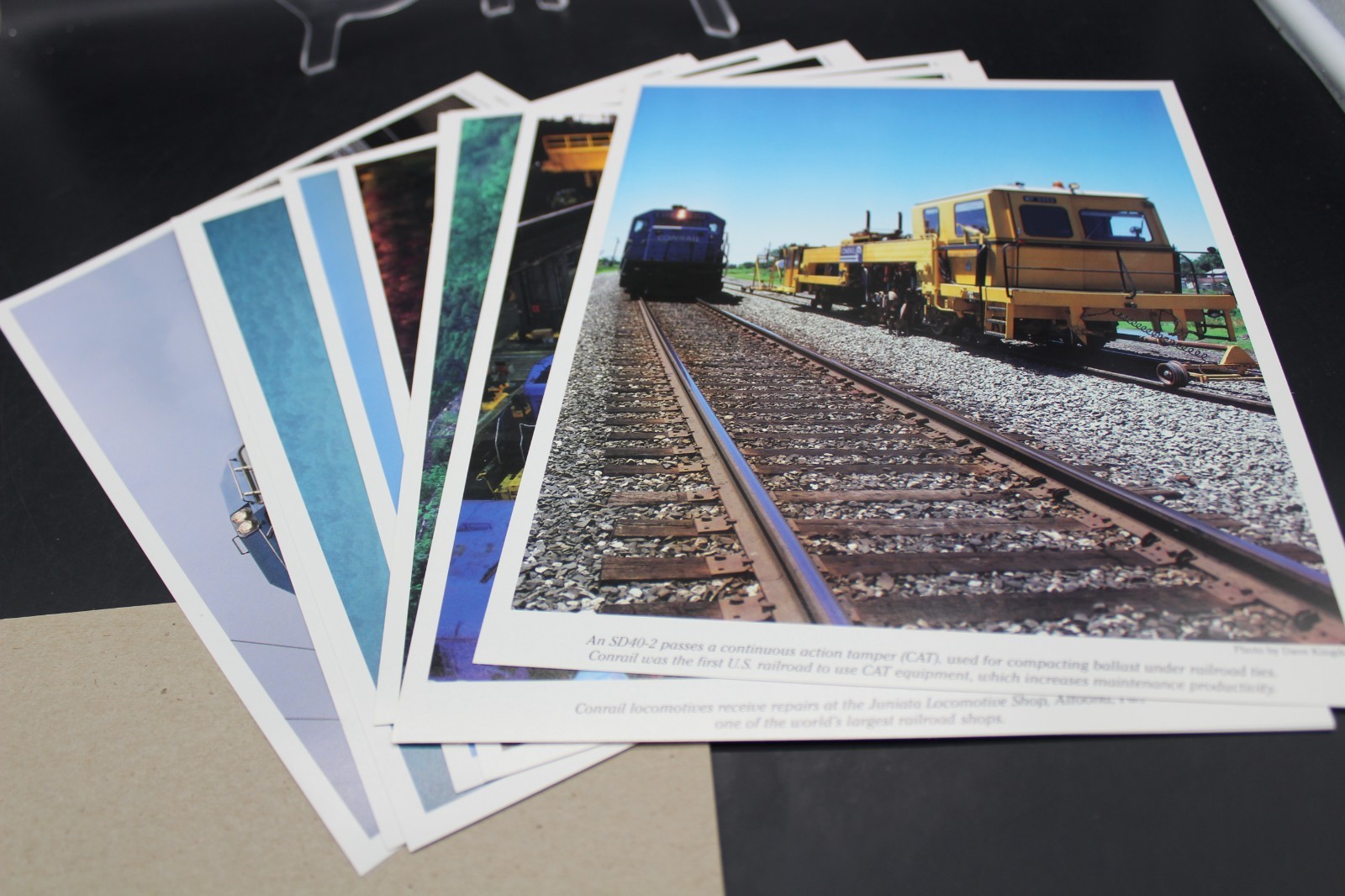CONRAIL PHOTOS 10 8 1/2 x 11 Railroad and Trains - Opened Complete CONRAIL PHOTOS 10 8 1/2 x 11 Railroad and Trains - Opened Complete