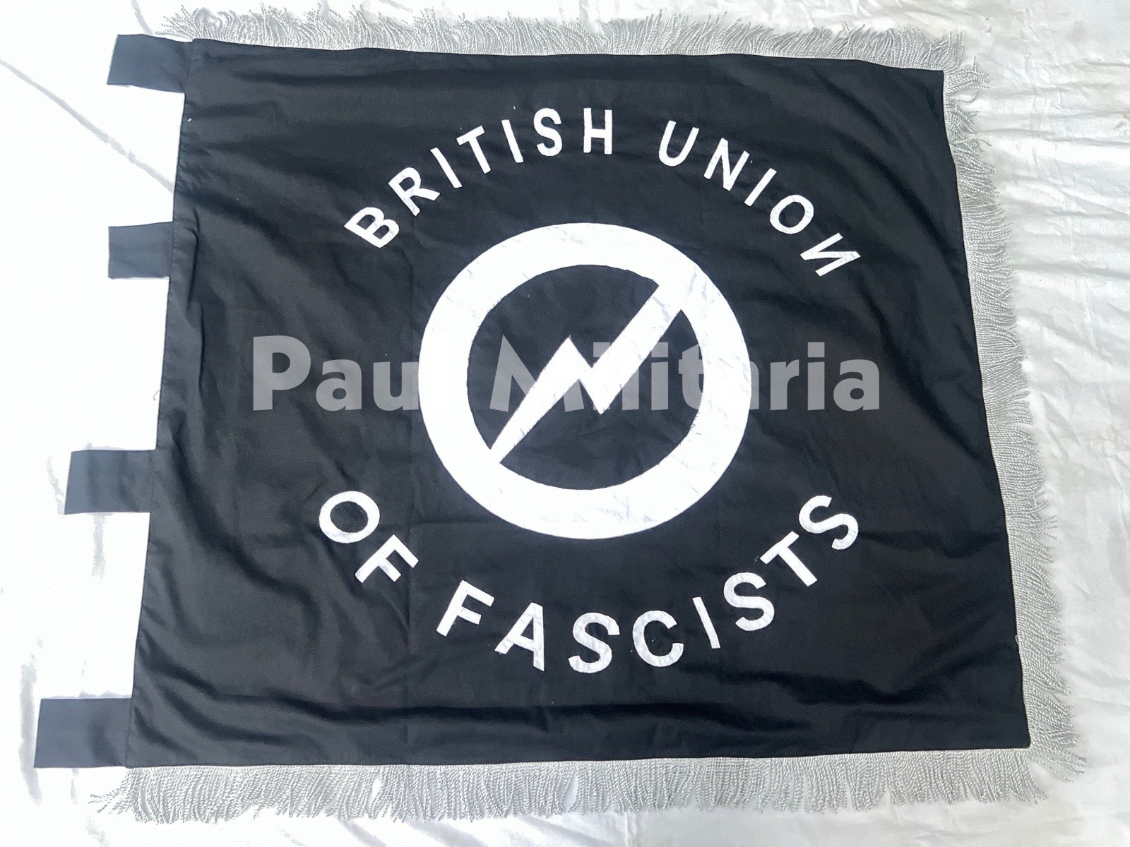 1930’s Oswald Mosley British Union of Fascists (B.U.F) Banner / Standard