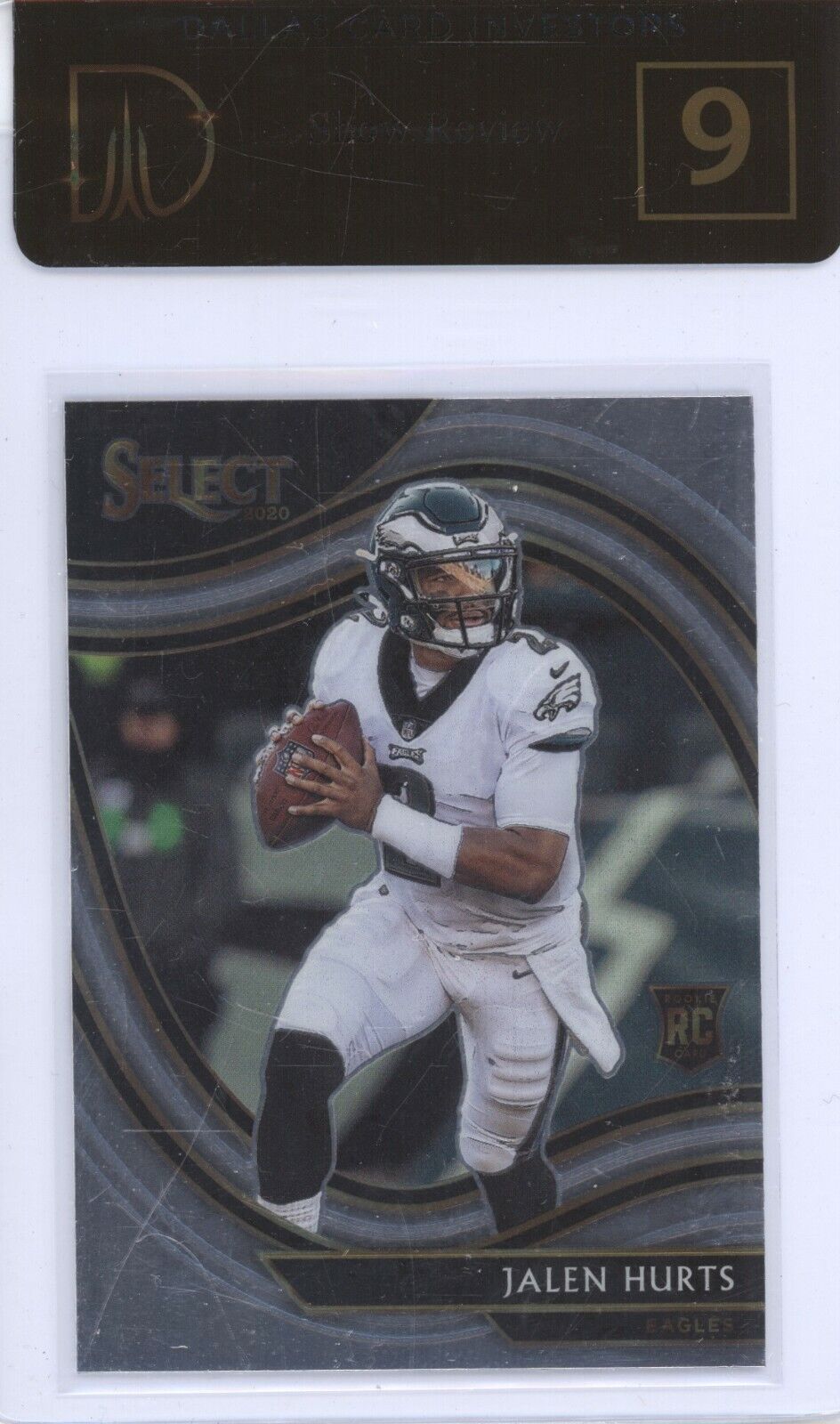 JALEN HURTS 2020 PANINI SELECT FIELD LEVEL #350 RC ROOKIE DCI REVIEW 9