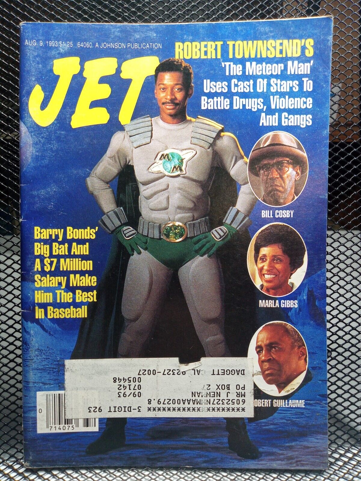 Robert Townsend Barry Bonds Gangs Racial Black Americana JET Magazine Aug 9 1993