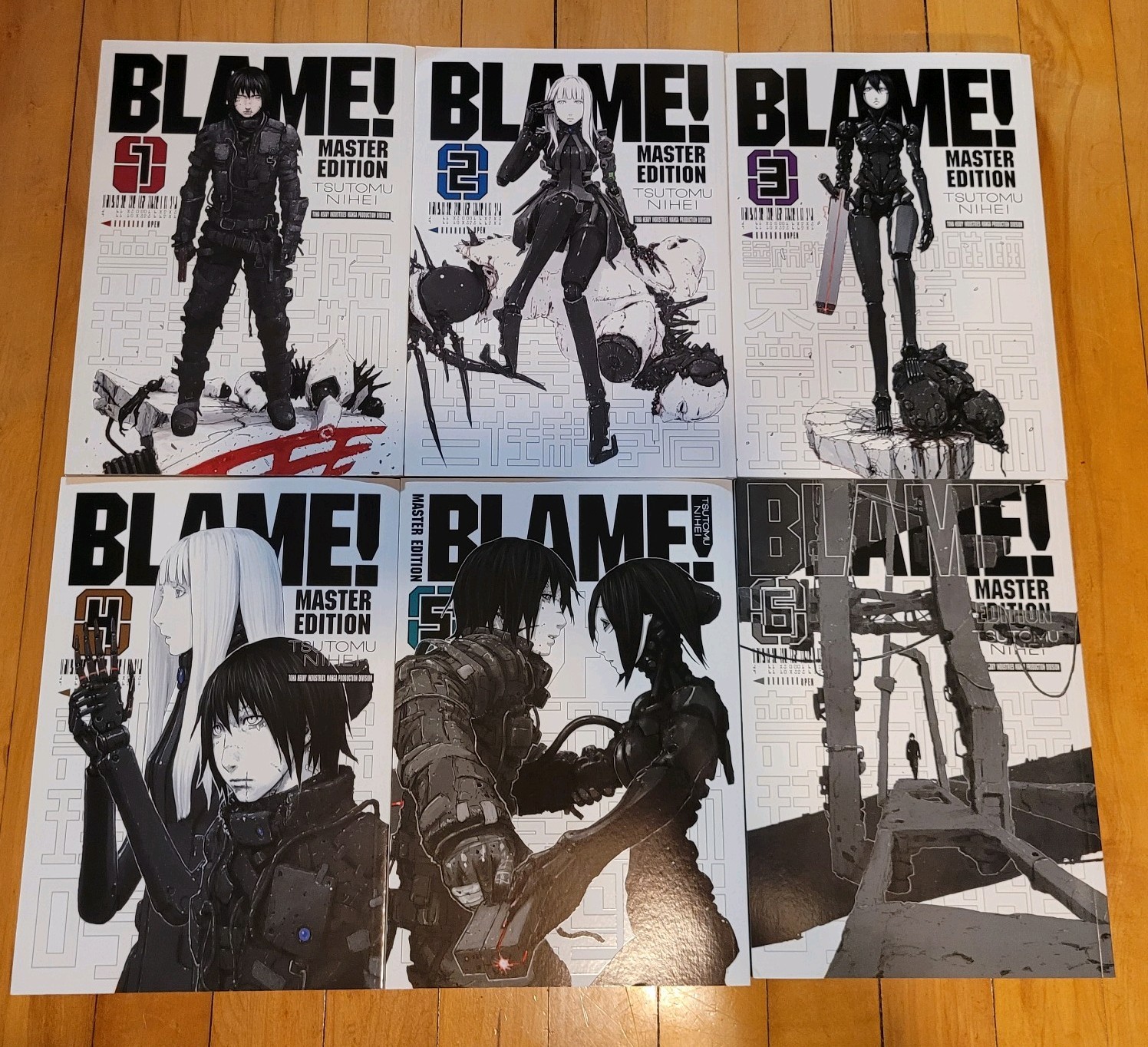 BLAME Master Edition Manga Vol 1-6 Complete Full Set Tsutomu Nihei English BLAME Master Edition Manga Vol 1-6 Complete Full Set Tsutomu Nihei English