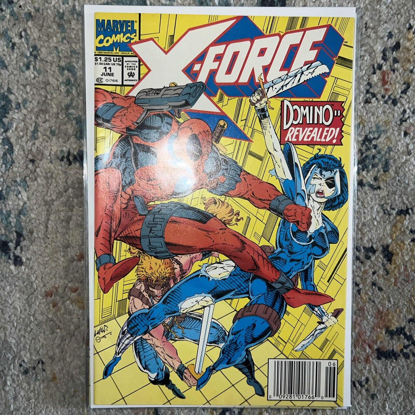 X-Force #11 (1992) 2nd Domino ~ Newsstand ~ Marvel Comics