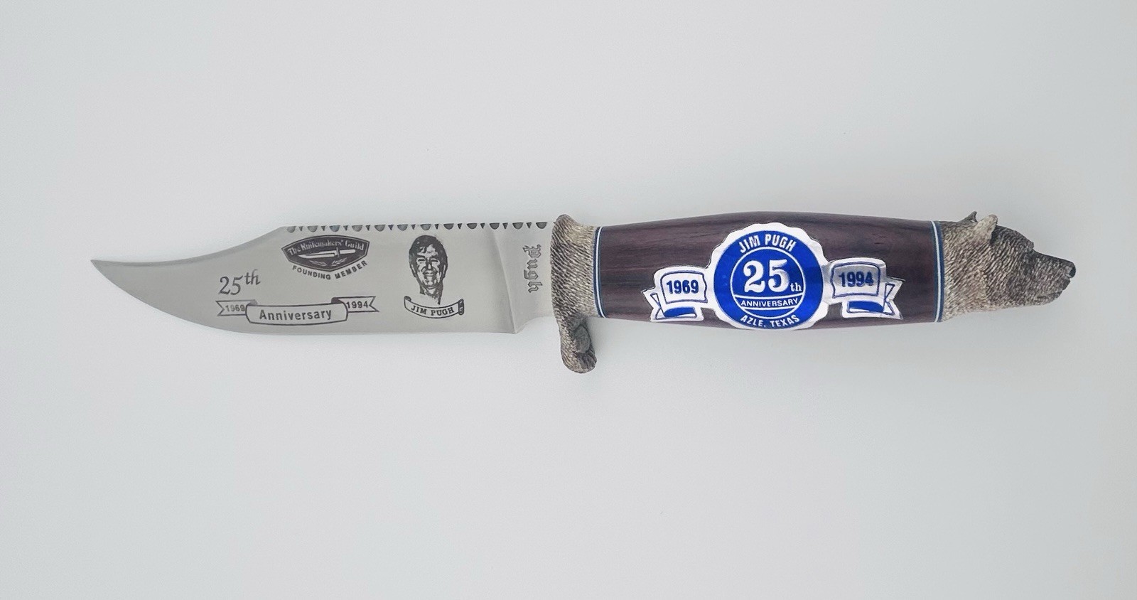 RARE CUSTOM BOWIE KNIFE WITH CASE HIGHLY COLLECTABLE LIMITED QUANTITY MADE