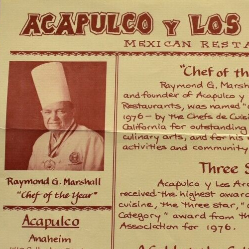 1978 Acapulco y Los Arcos Mexican Restaurant Flyer Anaheim Long Beach Arcadia #1