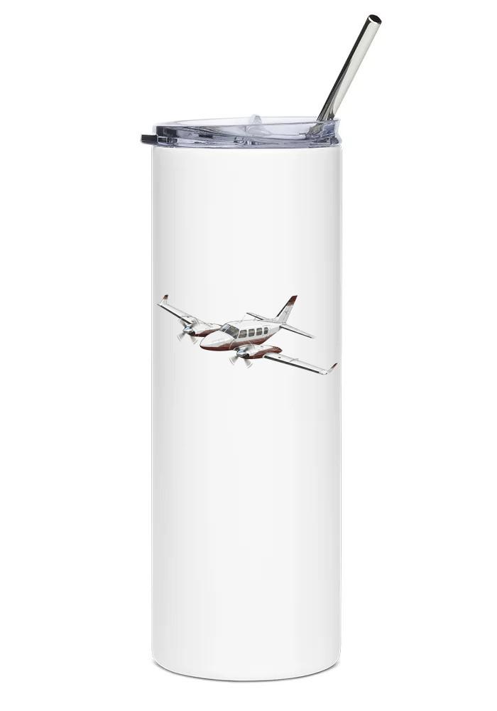 Panther Navajo Stainless Steel Water Tumbler with straw - 20oz. Panther Navajo Stainless Steel Water Tumbler with straw - 20oz.