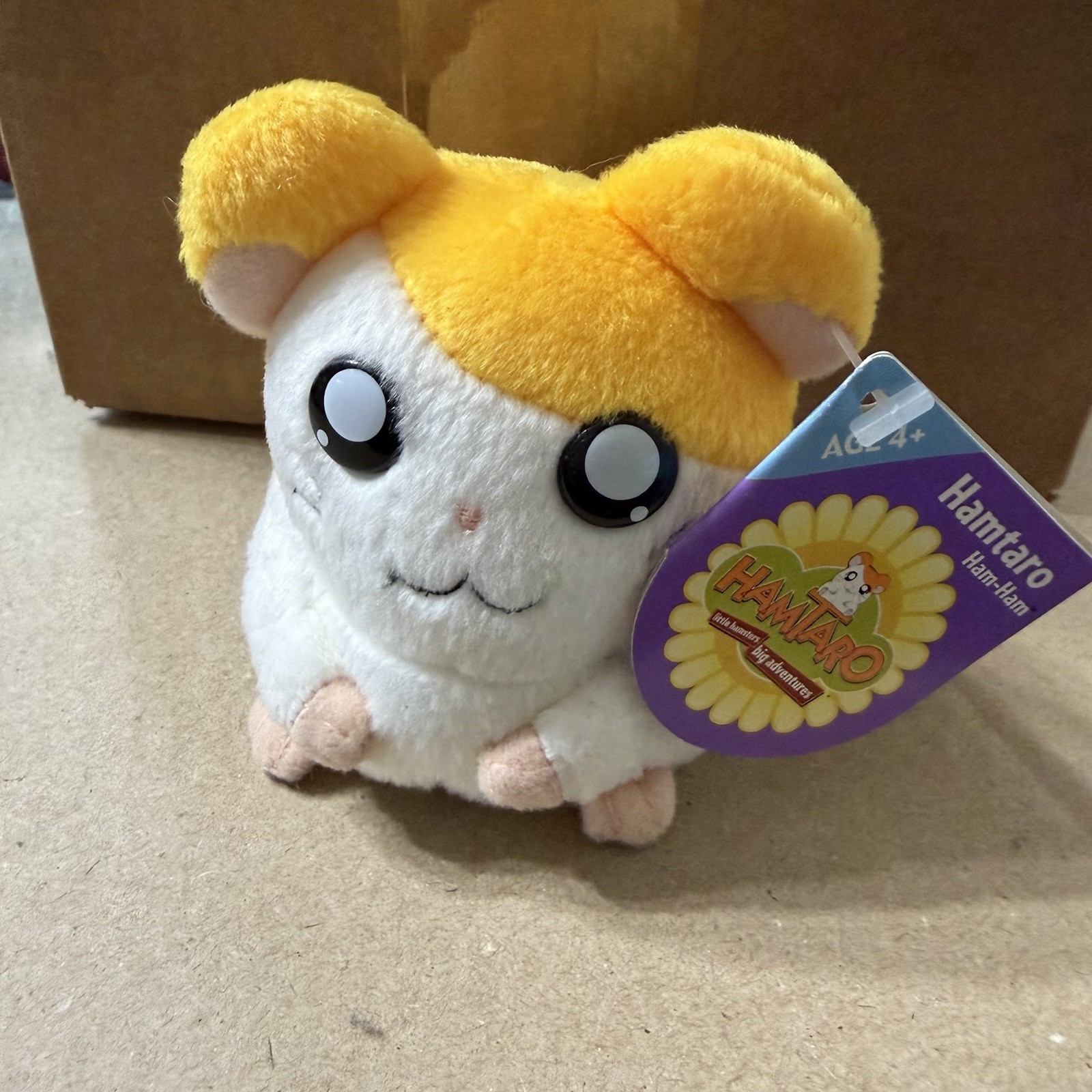 Vintage 2002 Anime Hamtaro Ham-Ham Plush Toy Hasbro with Tags 3.5 Vintage 2002 Anime Hamtaro Ham-Ham Plush Toy Hasbro with Tags 3.5