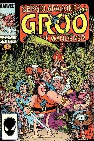 Groo The Wanderer (1985) #24 Direct Market VF+. Stock Image