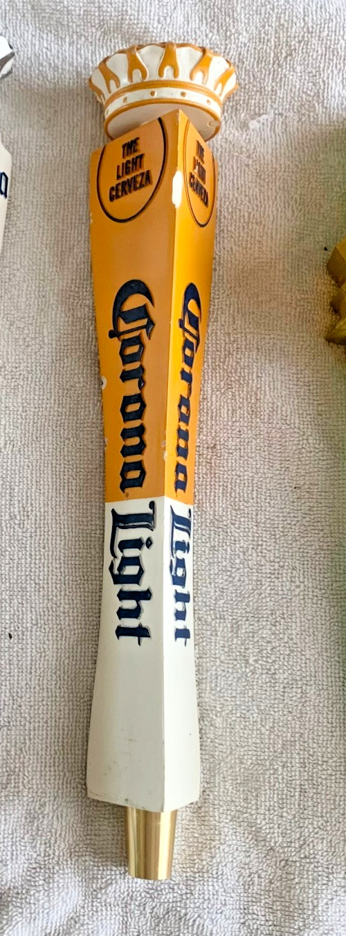 CORONA LIGHT CERVEZA BEER TAP HANDLE RARE 13 CORONA LIGHT CERVEZA BEER TAP HANDLE RARE 13