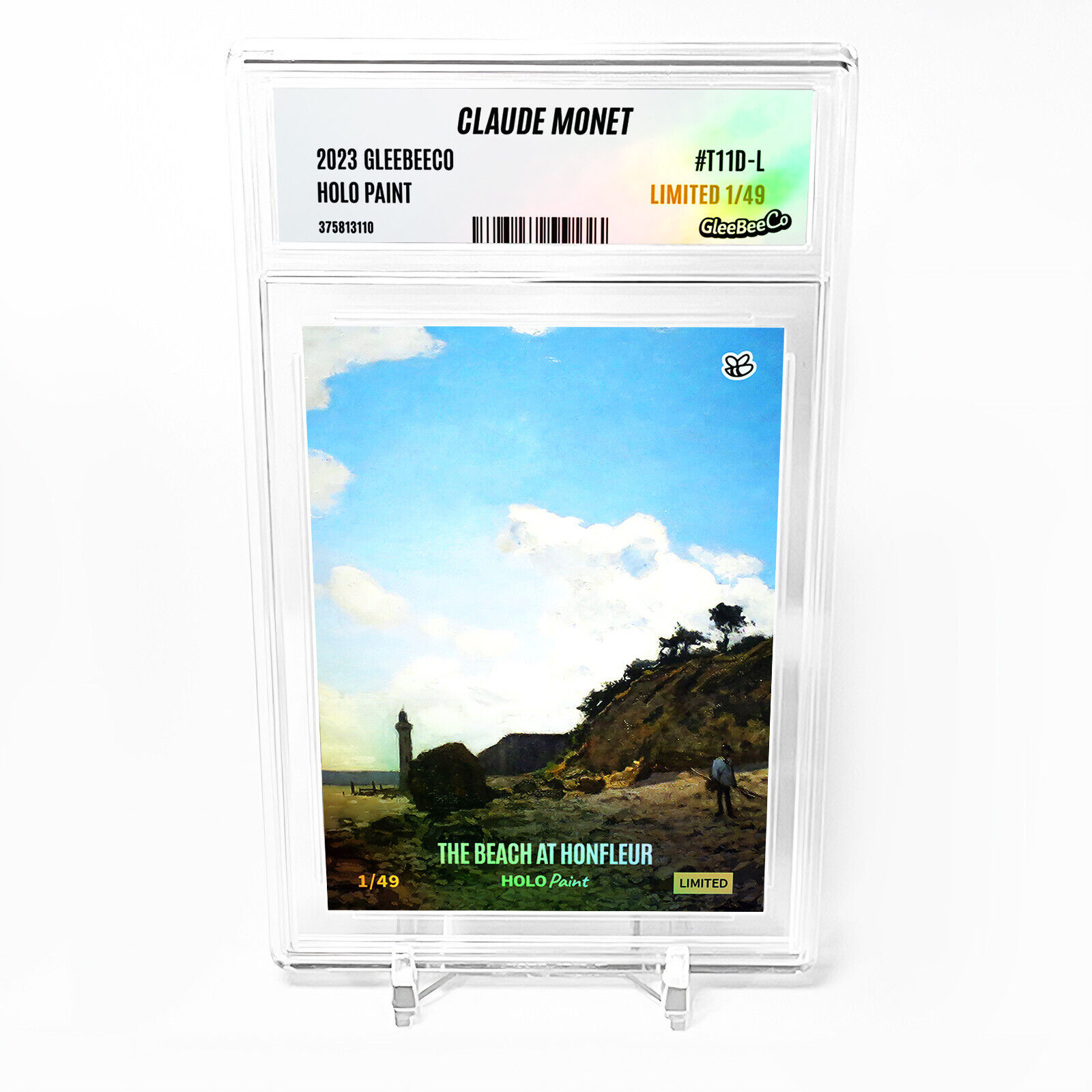 THE BEACH AT HONFLEUR Card 2023 GleeBeeCo Holo Paint Slabbed #T11D-L /49