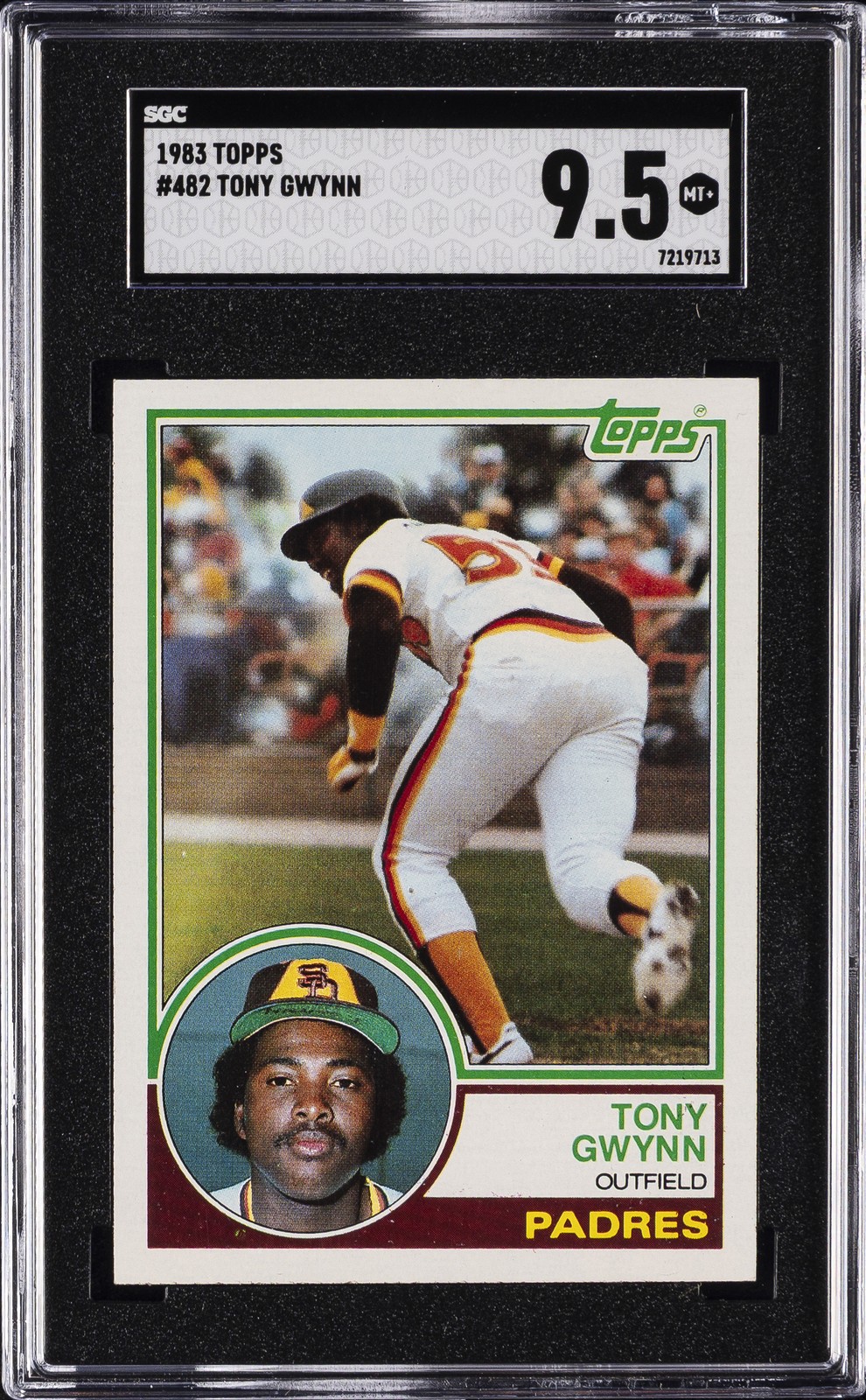 1983 TOPPS TONY GWYNN SGC 9.5