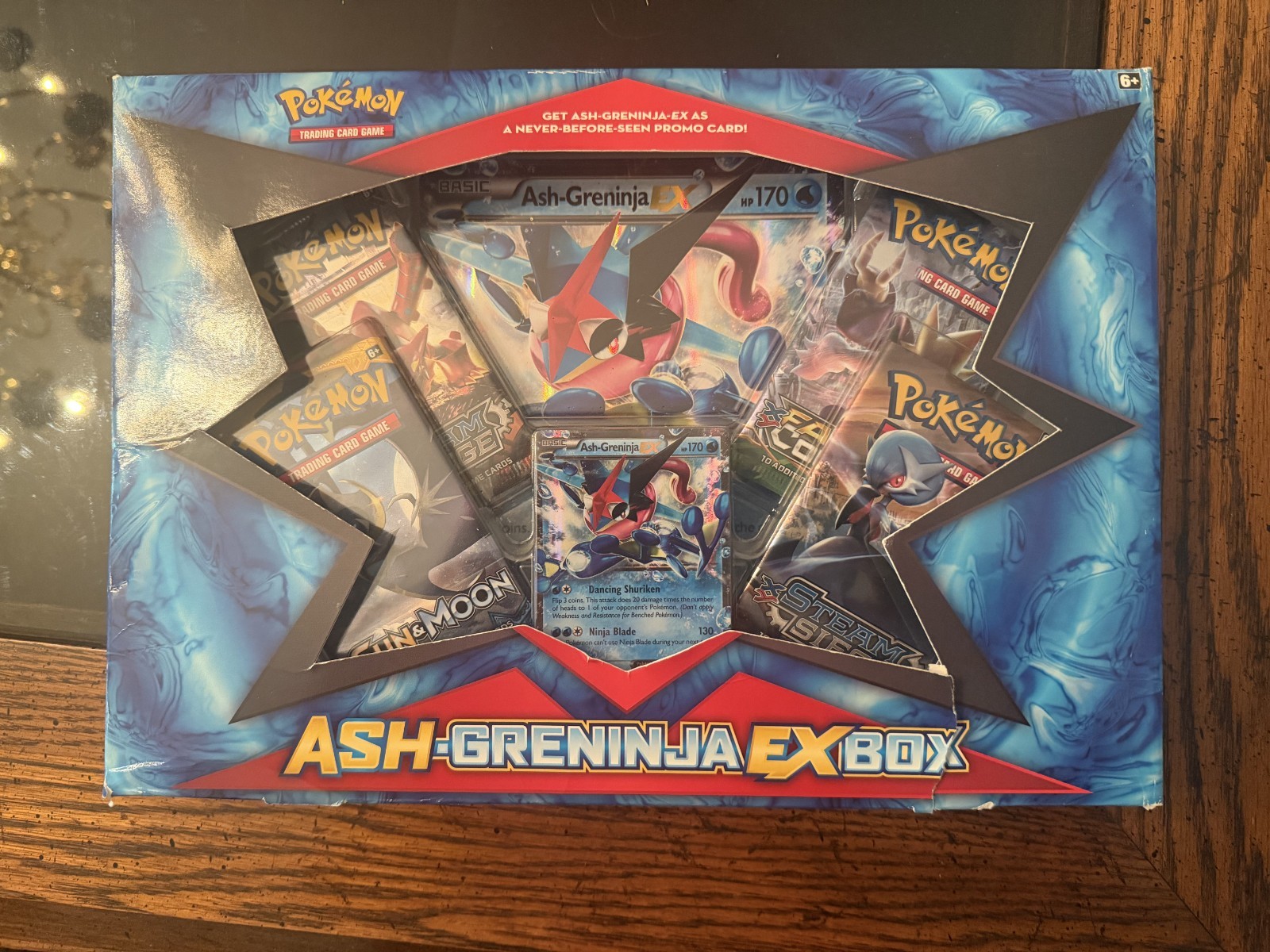 ASH-GRENINJA EX BOX NEW BOX HAS SMALL TEARS BUT PACKS ARE UNOPENED ASH-GRENINJA EX BOX NEW BOX HAS SMALL TEARS BUT PACKS ARE UNOPENED