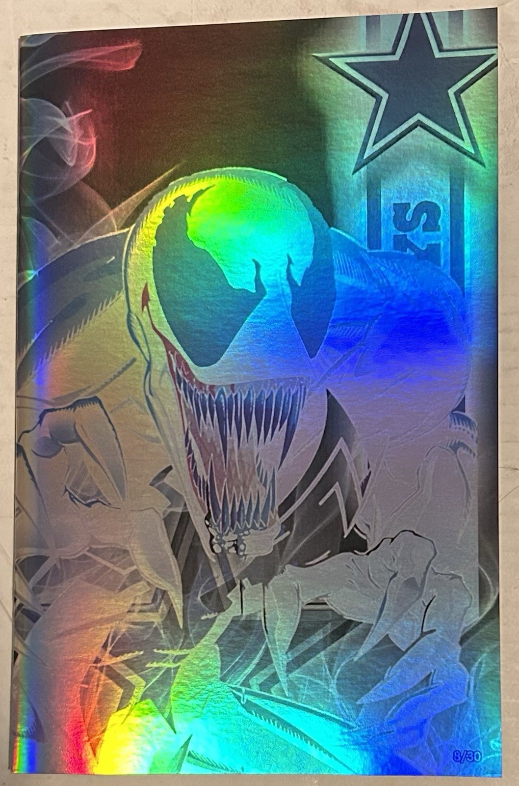 Sam De La Rosa Tribute FOIL “Dallas Cowboys” Dallas FanExpo EXCLUSIVE #8 of 30