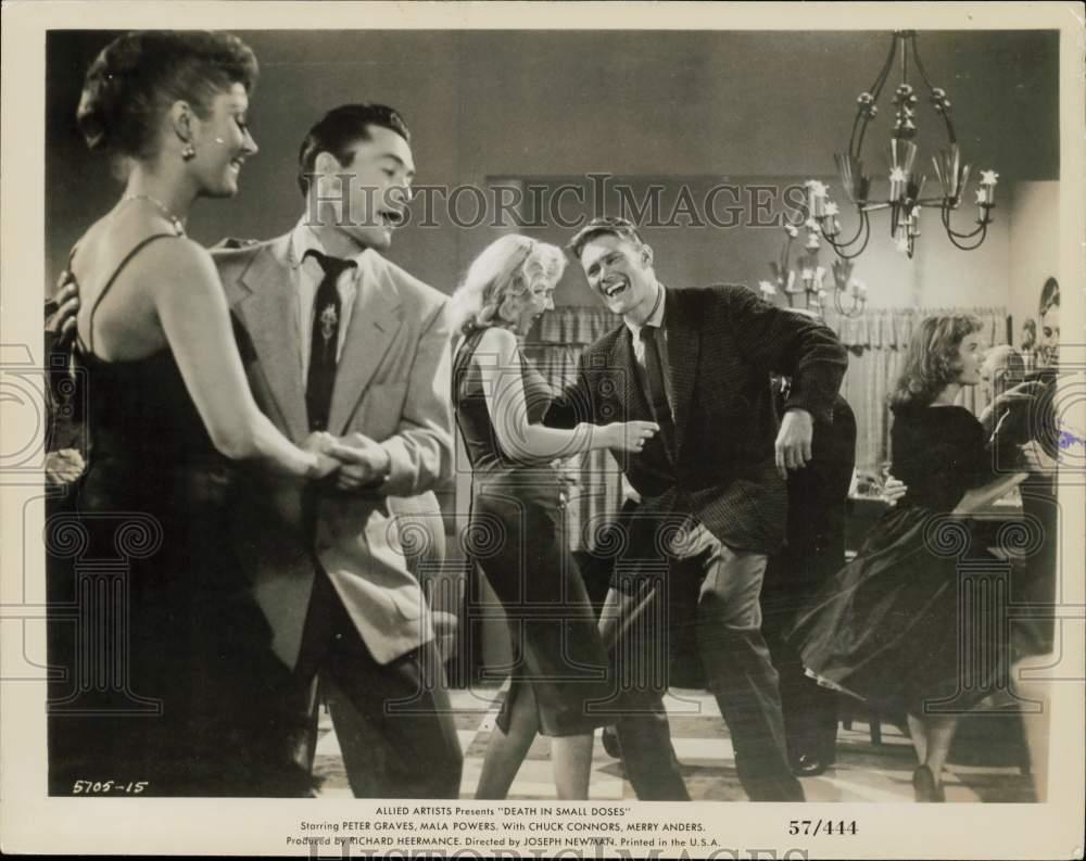 1957 Press Photo Dance Scene in \
