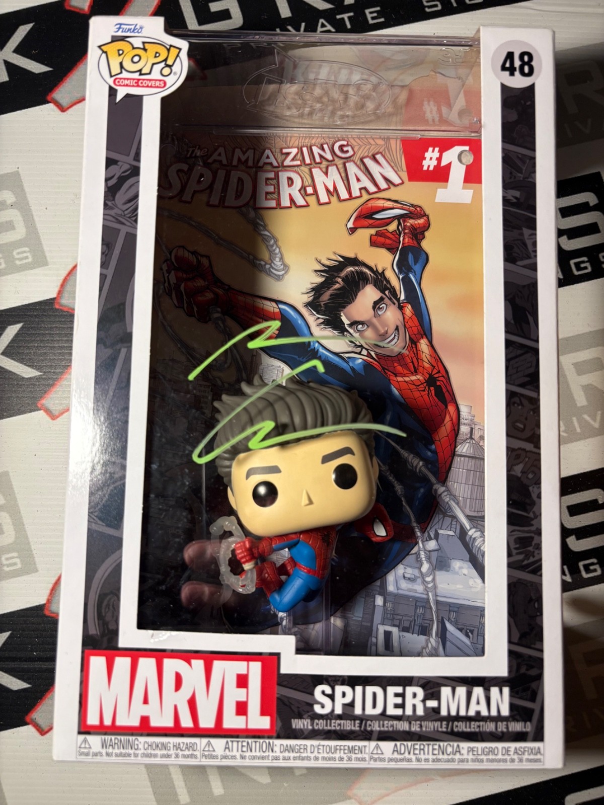 Andrew Garfield Signed The Amazing Spider-man Funko Pop Autograph ACOA - Marvel Andrew Garfield Signed The Amazing Spider-man Funko Pop Autograph ACOA - Marvel