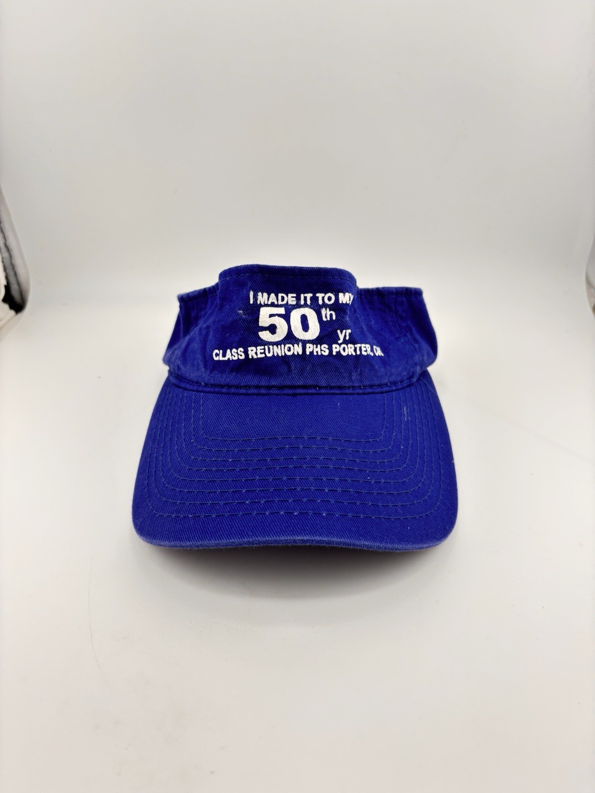 🧢 Vintage 50th Class Reunion Visor – Porter High School 🧢 Unisex Hat