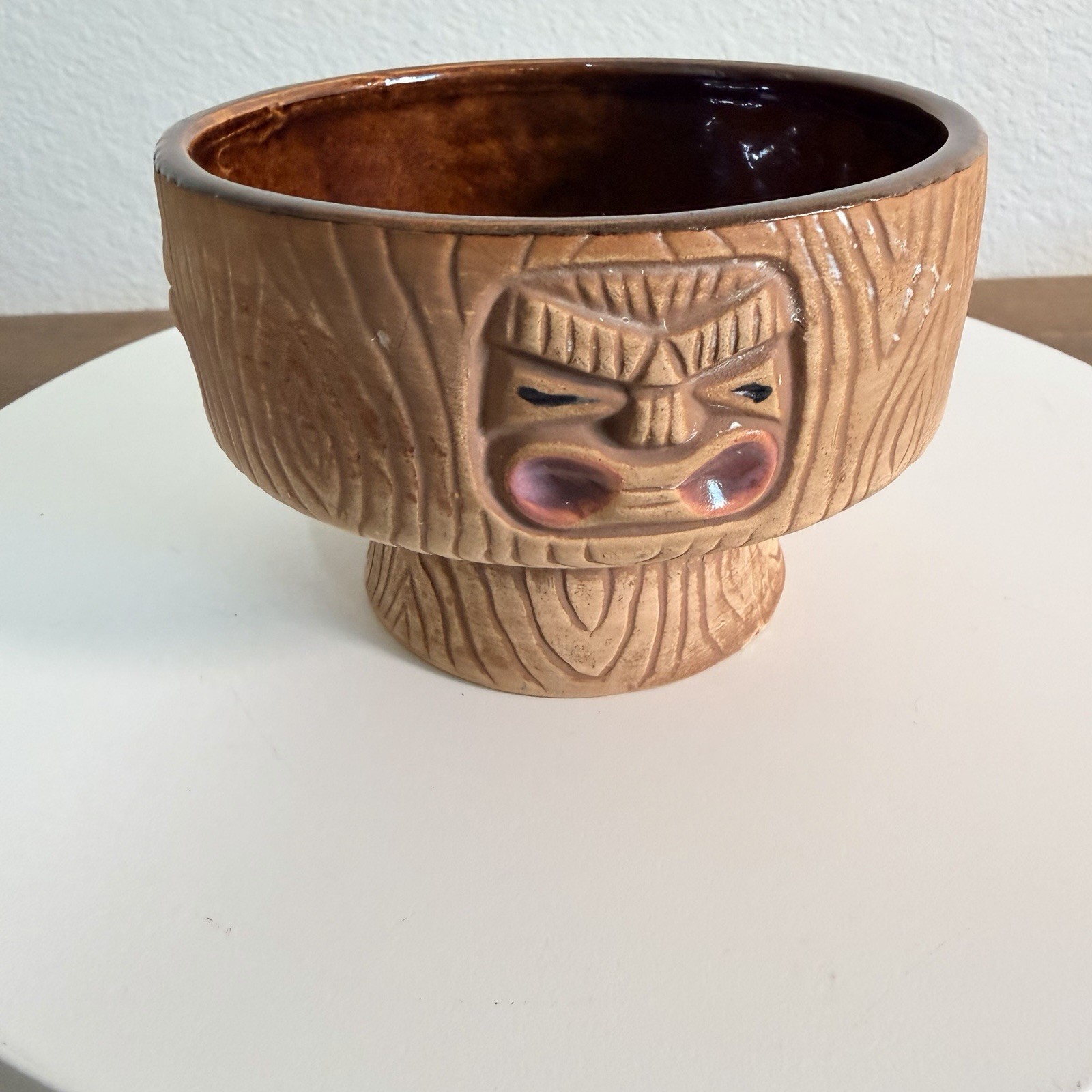 VINTAGE ORCHIDS OF HAWAII TIKI BAR LOUNGE MUG BOWL TIKI FACES VINTAGE ORCHIDS OF HAWAII TIKI BAR LOUNGE MUG BOWL TIKI FACES