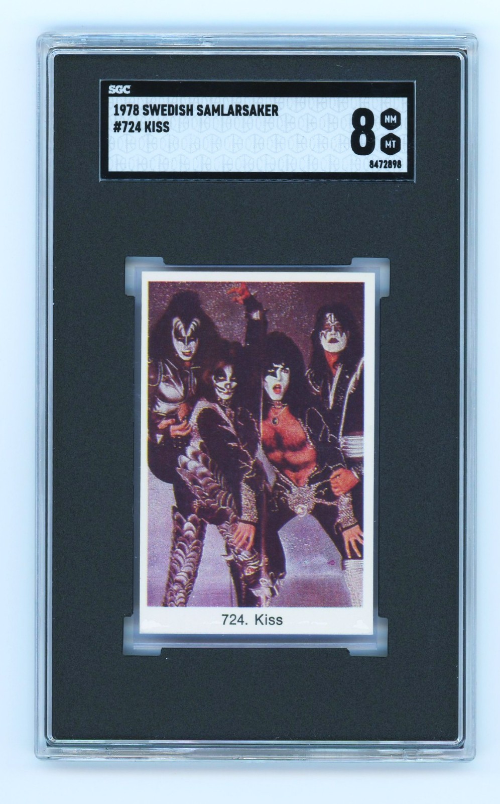 1978 Swedish Gum Samlarsaker KISS (SGC 8) (POP 1/NONE HIGHER) 1978 Swedish Gum Samlarsaker KISS (SGC 8) (POP 1/NONE HIGHER)