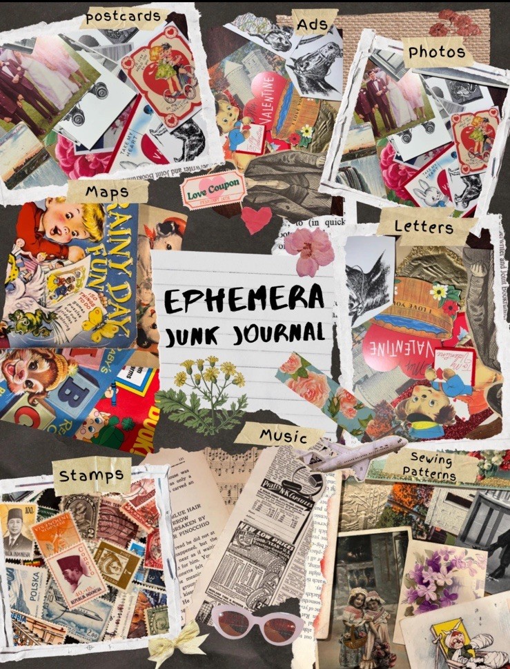 Customizable Vintage Ephemera Lot (3 lbs) - Junk Journals Customizable Vintage Ephemera Lot (3 lbs) - Junk Journals