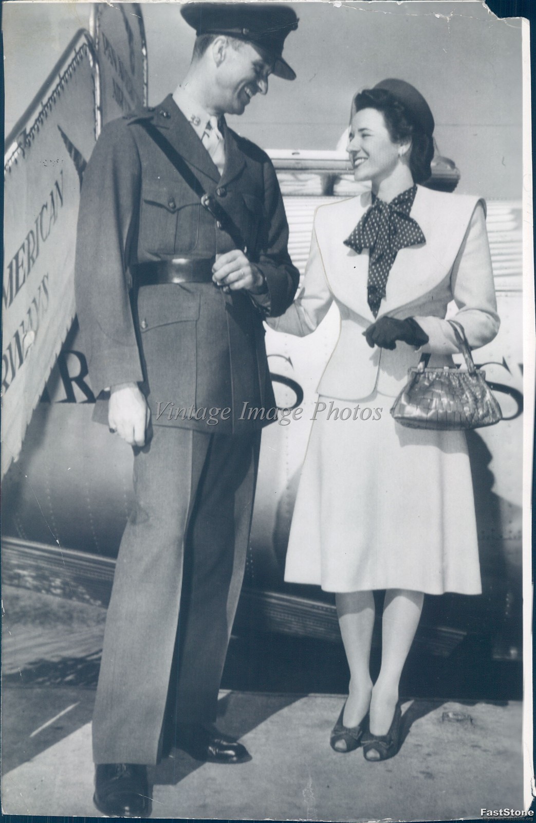 1941 Roosevelt Ronelle Schneider Formal Wear Departure 6x10 Historic Press Photo