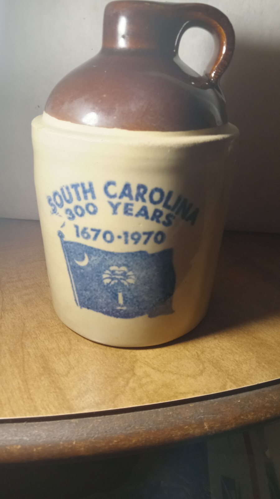 Vintage South Carolina 300 Years Jug 1670-1970 6” Tall Vintage South Carolina 300 Years Jug 1670-1970 6” Tall
