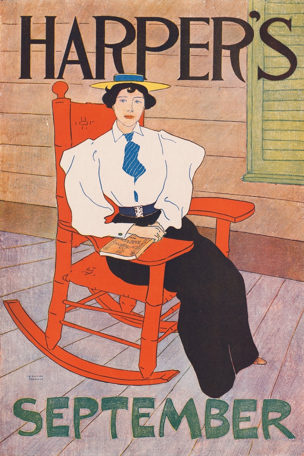 🖼️ Harper\'s September (1895) Vintage Art Print Poster - Retro Decor 24x36” -