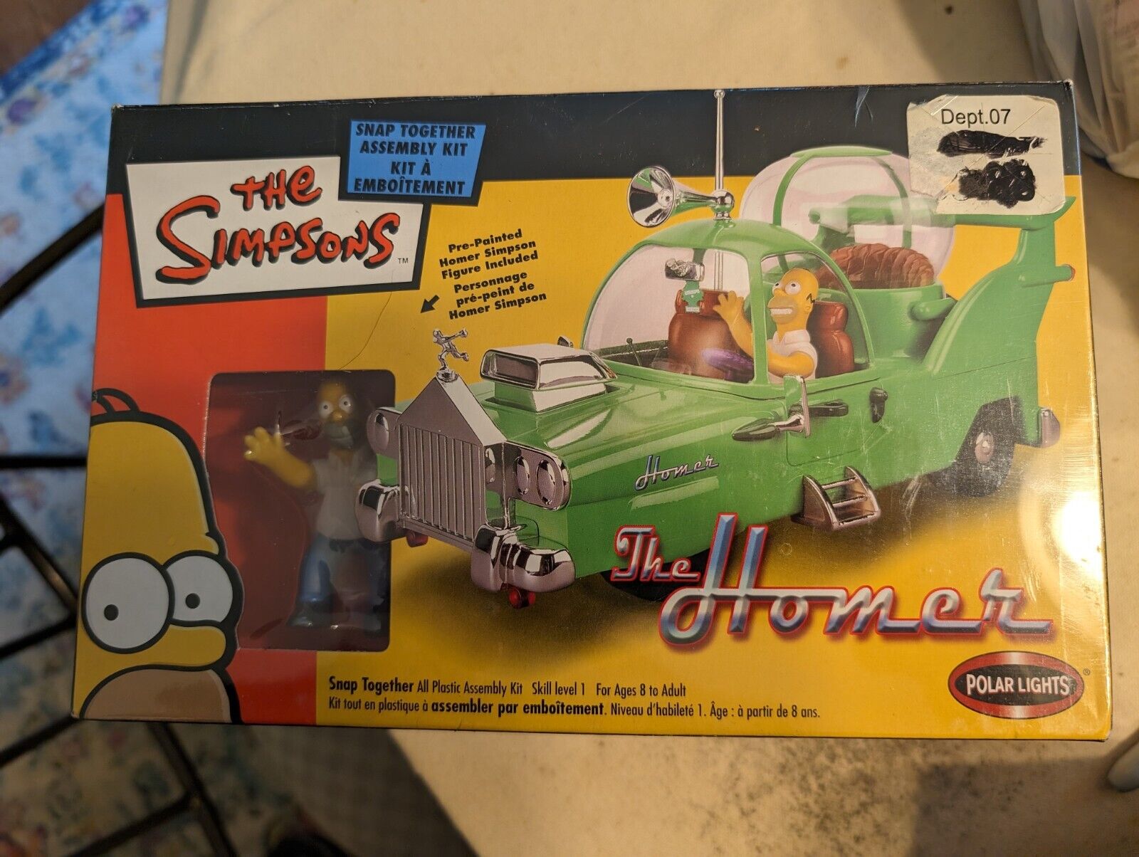The Simpsons - The Homer Car Model Assembly Kit - Sealed 2003 - Polar Lights