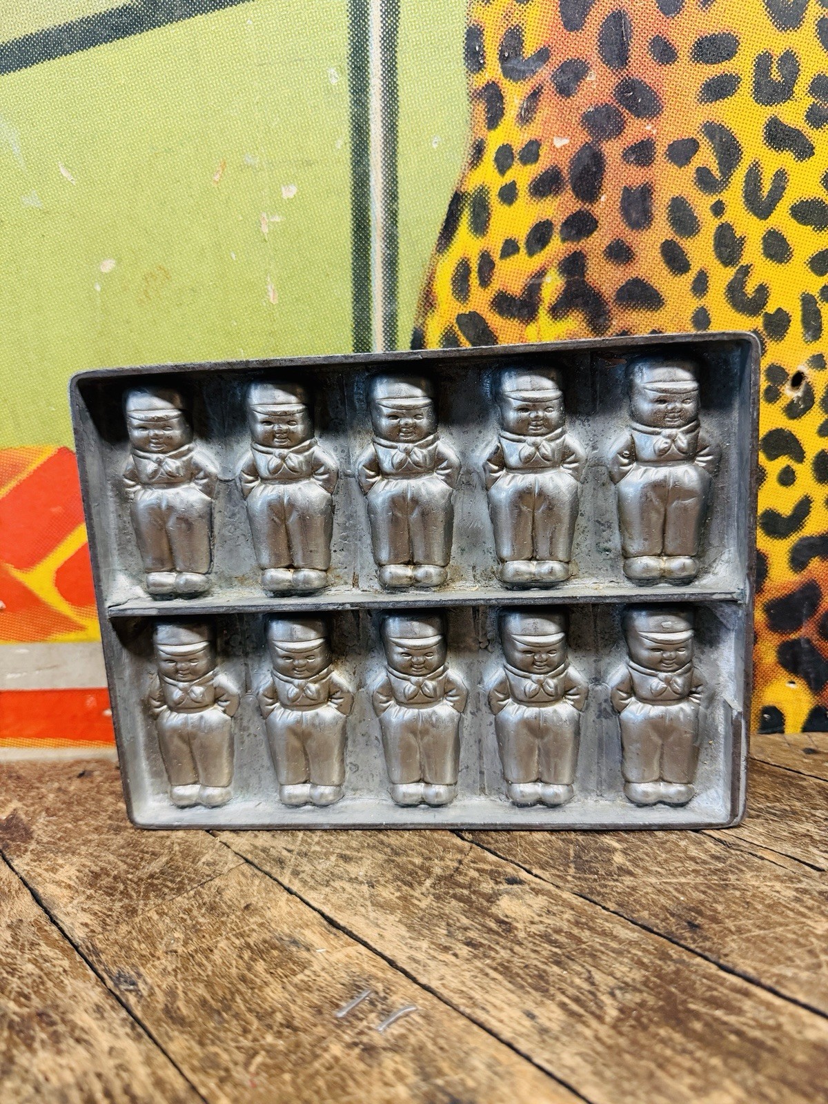 ANTIQUE C. 1920 ANTON REICHE DUTCH BOY DOUBLE CHOCOLATE MOLD CANDY GERMANY 26177 ANTIQUE C. 1920 ANTON REICHE DUTCH BOY DOUBLE CHOCOLATE MOLD CANDY GERMANY 26177