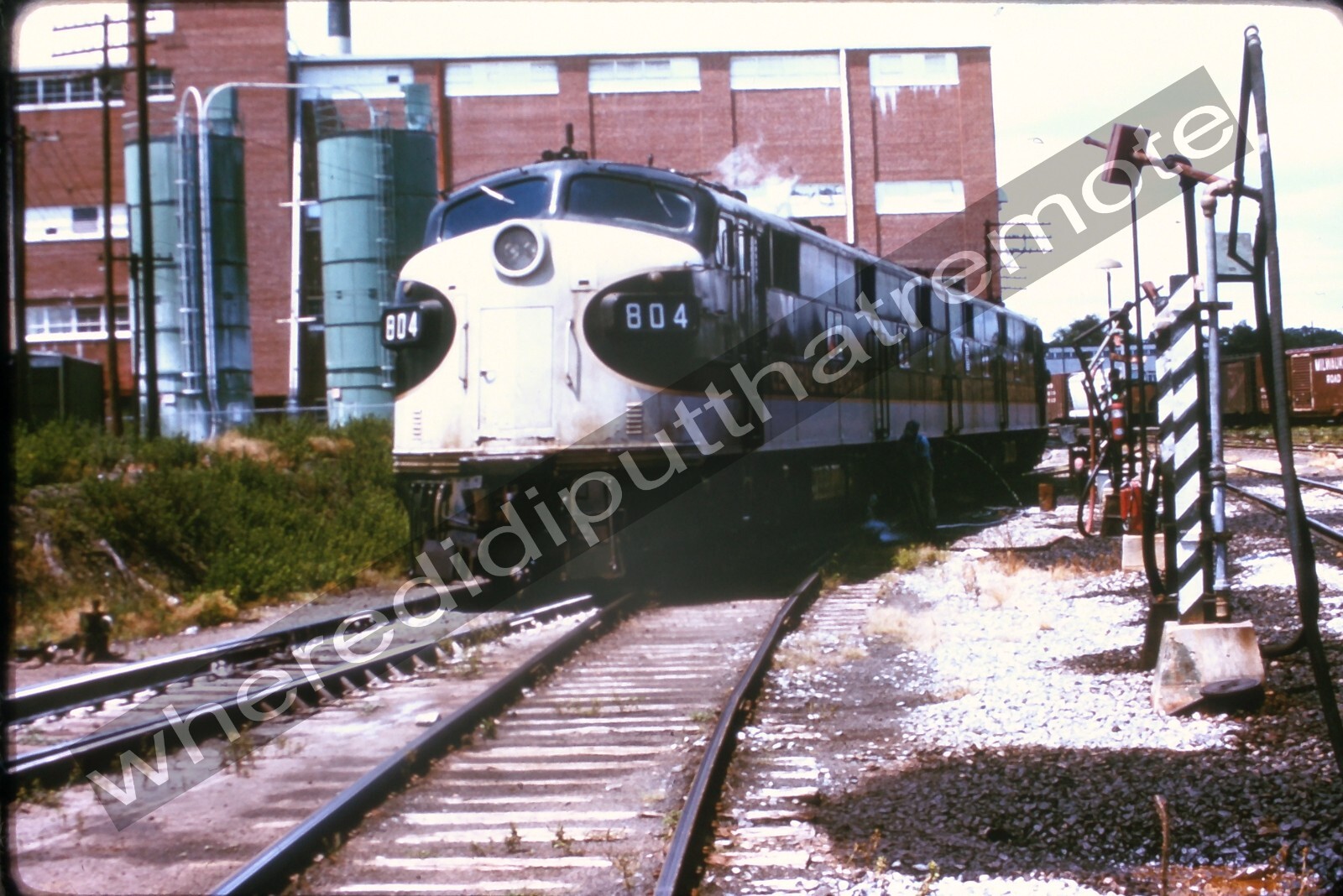 Railroad Slide Central of Georgia 804 EMD E8A by CR Harrison Duplicate (2L) (RS) Railroad Slide Central of Georgia 804 EMD E8A by CR Harrison Duplicate (2L) (RS)