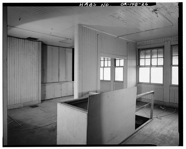 Springfield OR Southern Pacific Railroad Station 1900s Second Floor Interior