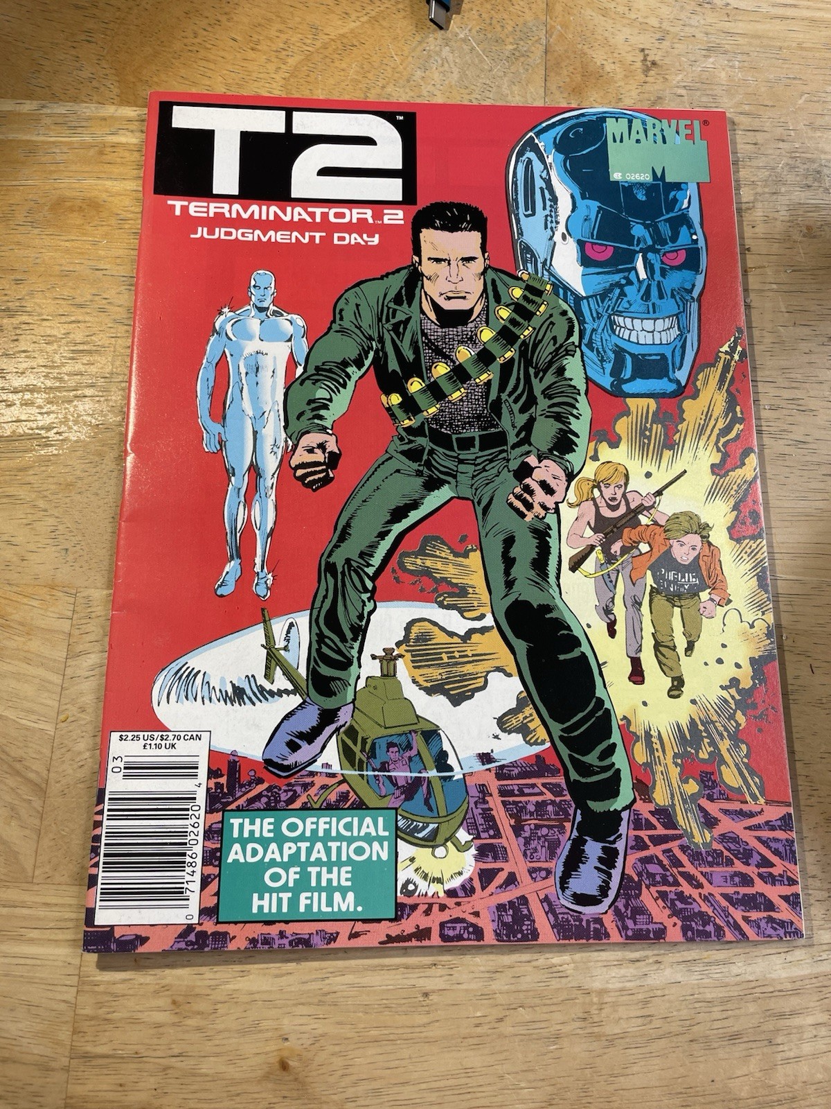 T2 TERMINATOR 2 JUDGMENT DAY THE OFFICIAL ADAPTATION MARVEL Unread T2 TERMINATOR 2 JUDGMENT DAY THE OFFICIAL ADAPTATION MARVEL Unread