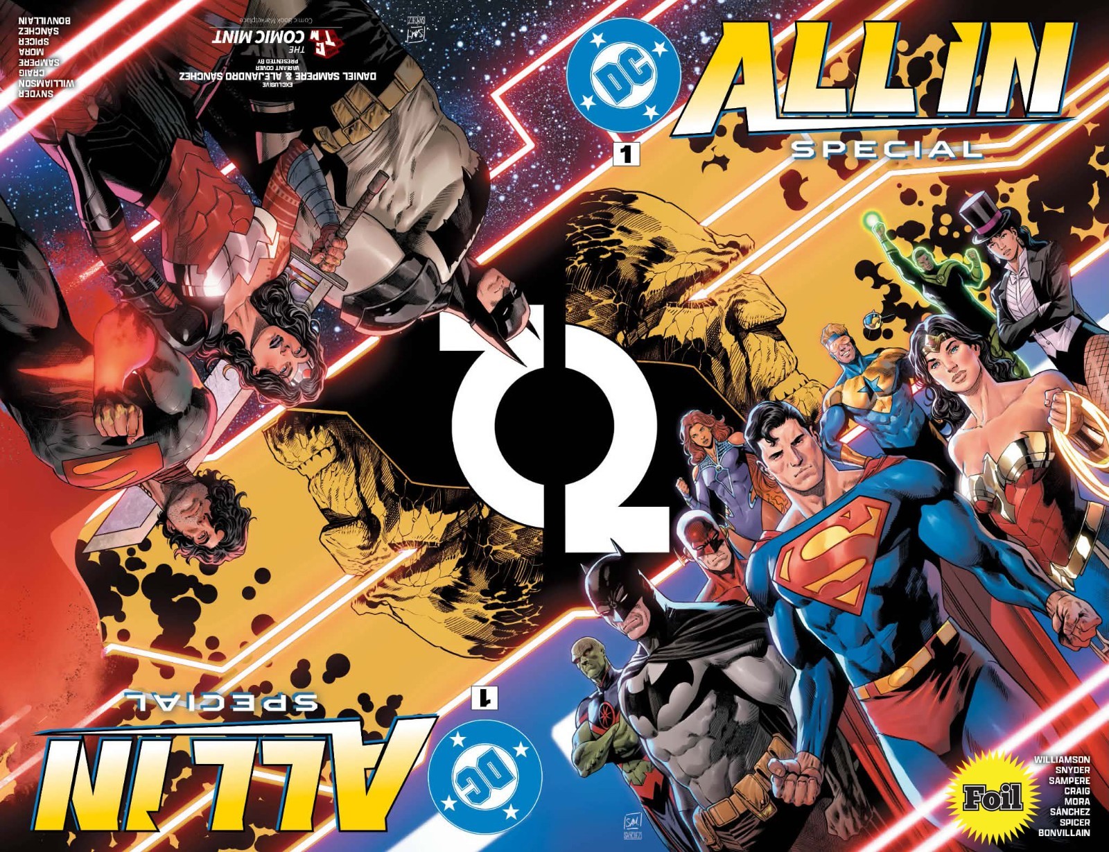 DC ALL IN SPECIAL #1 ALPHA NYCC EXCL SECRET GOLD FOIL VARIANT ABSOLUTE BATMAN DC ALL IN SPECIAL #1 ALPHA NYCC EXCL SECRET GOLD FOIL VARIANT ABSOLUTE BATMAN