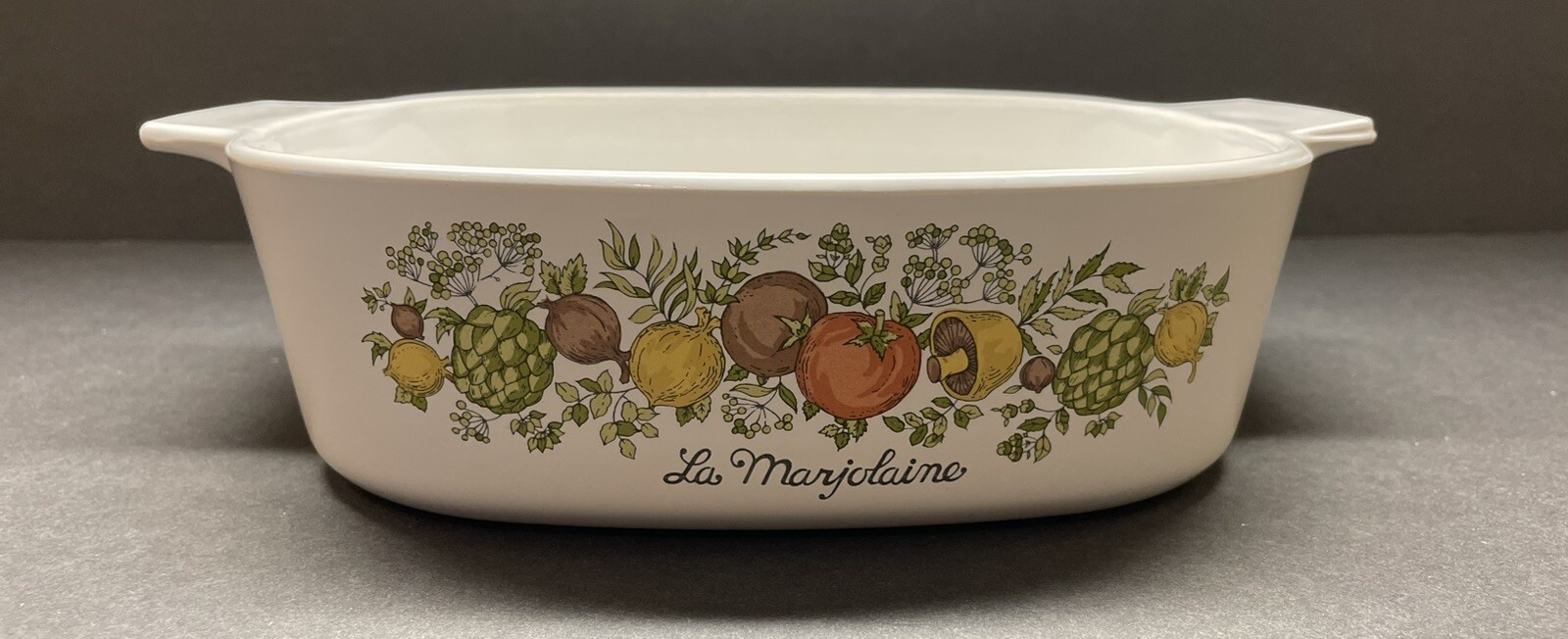 VTg La Marjolaine Spice of Life Corning Ware 2 Quart Casserole Dish Kitchen VTg La Marjolaine Spice of Life Corning Ware 2 Quart Casserole Dish Kitchen